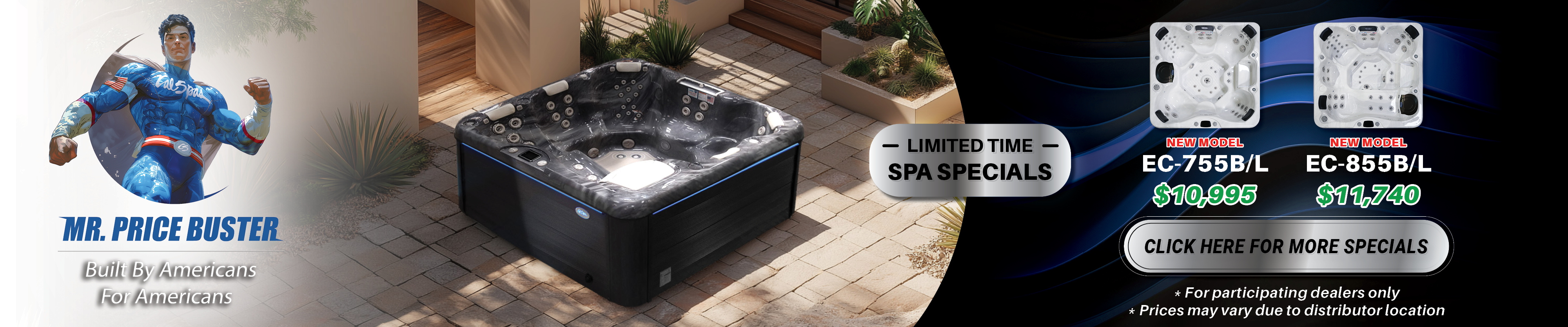 Calspas hot tub being used in a family setting - Canton
